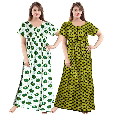 Stylish Fancy Nighty Combo For Women Pack Of 2