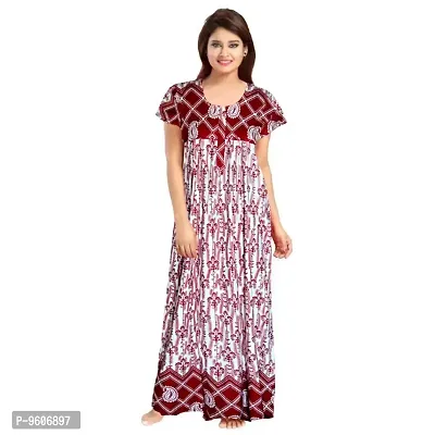 Fancy Cotton Nighty for Women