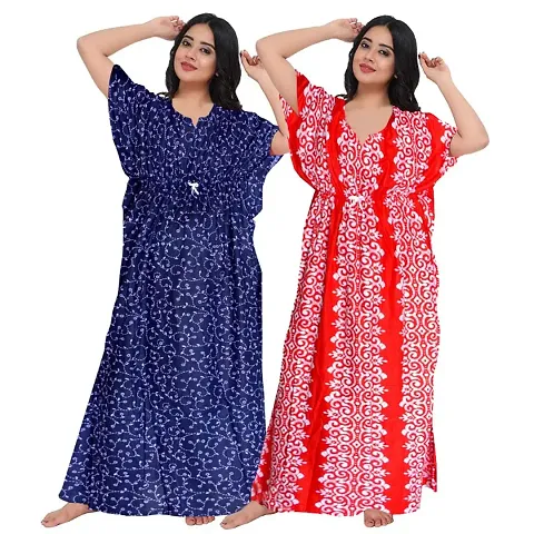 Hot Selling Cotton Kaftan Women's Nightwear 