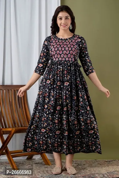 Fancy Rayon Maternity Kurtas For Women