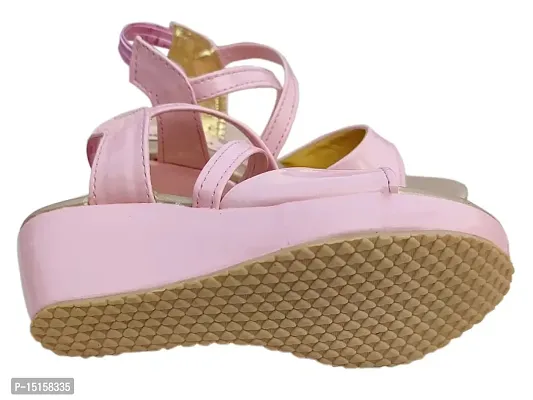 New Latest Kids Pink Plwedges Heel Sandal For Girls - pink, 11 |nl-pl_P|-thumb3
