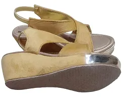 New Latest Kids Yellow Cross Chandback Suade Heel Sandal For Girls - yellow, 11 |nl-crosschandback_P|-thumb2