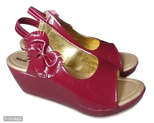 New Latest Kids Pink Onetwo Wedges Heel Sandal For Girls - pink, 11 |nl-onetwo_P|-thumb3