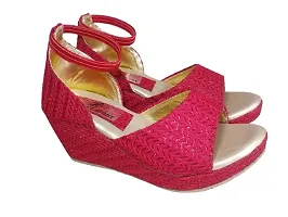 New Latest Kids Pink (Zn2F) Wedges Heel Sandal For Girls - pink, 11 |nl-zn2f_P|-thumb3