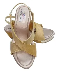 New Latest Kids Yellow Cross Chandback Suade Heel Sandal For Girls - yellow, 11 |nl-crosschandback_P|-thumb3