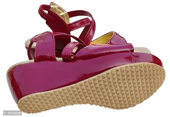 New Latest Kids Pink Plwedges Heel Sandal For Girls - pink, 11 |nl-pl_P|-thumb3