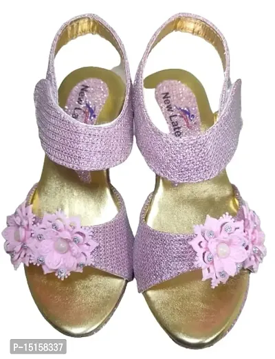 New Latest Kids Pink (Zn2F) Wedges Heel Sandal For Girls - pink, 11 |nl-zn2f_P|