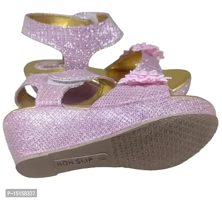 New Latest Kids Pink (Zn2F) Wedges Heel Sandal For Girls - pink, 11 |nl-zn2f_P|-thumb2