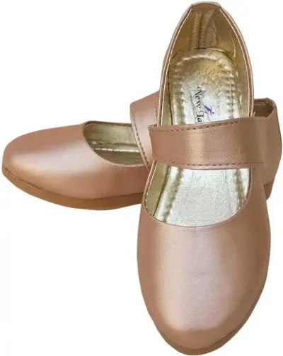 Comfortable Patent Leather Velcro Ballerinas For Girls