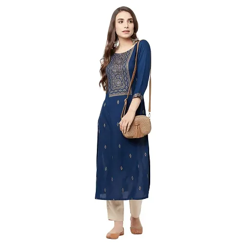 HAVYAA Rayon Jacquard Kurta