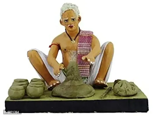 simonart and printing handicraft clay indian Potter