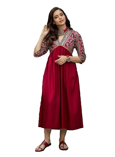 Stylish Rayon Kurta For Women