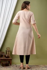 NTLIOA CREATION SENAJIT TEX Print Women's New Elegance Regular Fit Soft Cotton 3/4 Sleeve Casual Round Kurti-thumb4