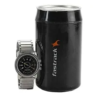 Silver Analog Watches For Men-thumb1