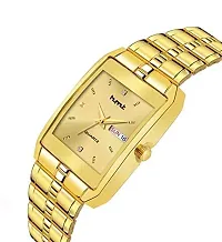 HMT-DX Original Gold Plated Day  Date Functioning Watch for Boys Analog Watch - for Men-thumb3