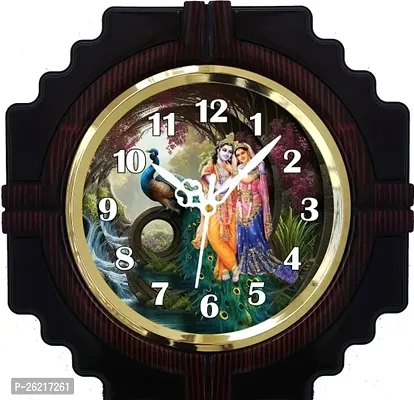 Designer Plastic Analog Wall Clock-thumb0