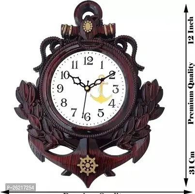 Designer Plastic Analog Wall Clock-thumb0