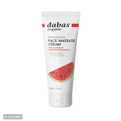 Dabas Organic Multivitamin Face Massage Cream with Watermelon 50 Gm