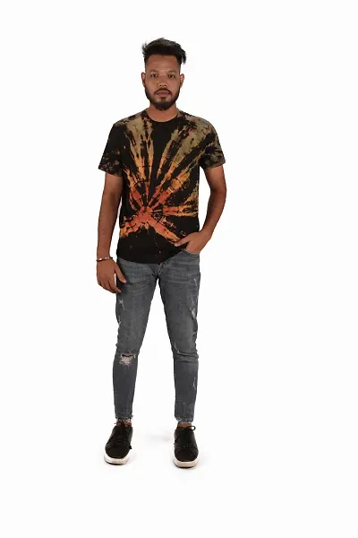 Stylish Tie-dye T-shirt For Men