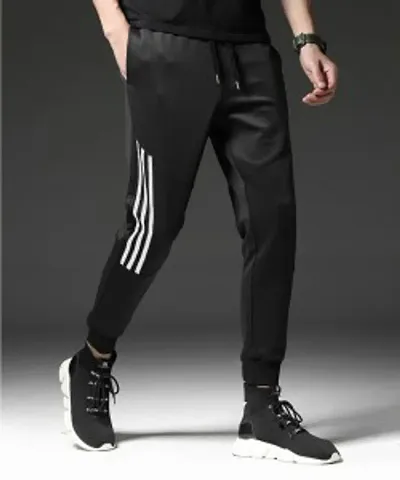 Adidas Y3 Men Nylon Mix Track Pants black
