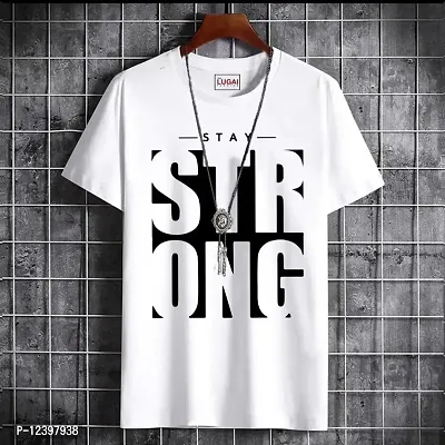 White Party wear cotton T-Shirt  for man.