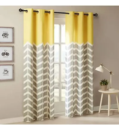 Pack of 2- Digital Print Door Curtains