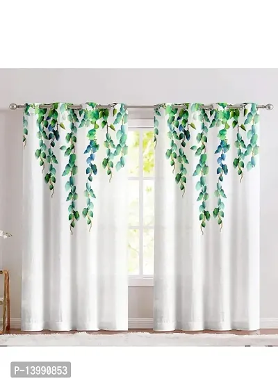 TLF Eyelet Printd Polycotton Curtain for Door pack of 1