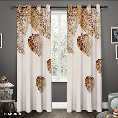 JV Printed Polyester Eyelet Fittin Door Curtain pack of 1-thumb0