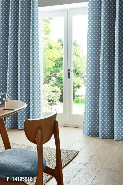 TLF Eyelet Printd Polycotton Curtain for Door