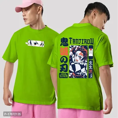 100% Cotton Oversize Printed T-shirt For Men-thumb0