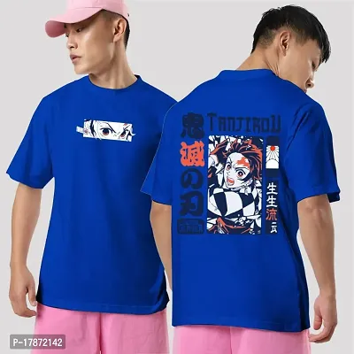 100% Cotton Oversize Printed T-shirt For Men