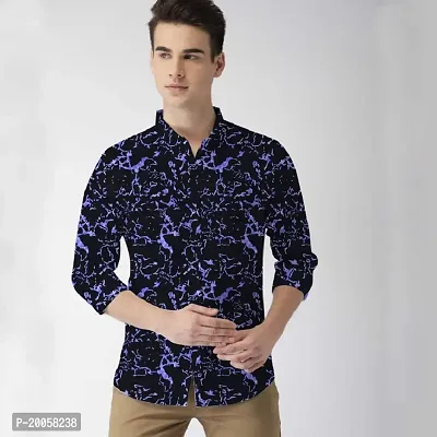 Party wear Printed cotton Shirt  for man.-thumb0