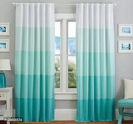 Cotton curtain Polyester Light Filtering Printed Curtain for Home, Office, Kids Room pack of 1-thumb0