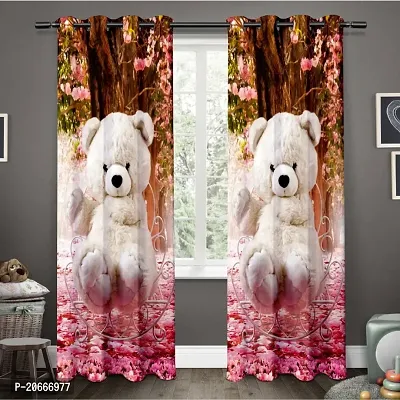 Cotton curtain Polyester Light Filtering Printed Curtain for Home, Office, Kids Room-thumb0