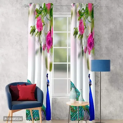 TLF Eyelet Printd Polycotton Curtain for Door