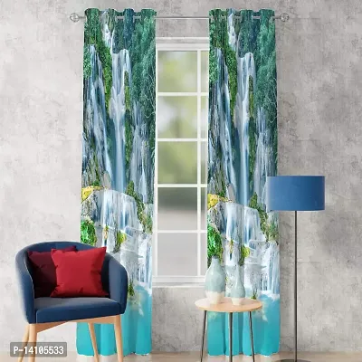 TLF Eyelet Printd Polycotton Curtain for Door