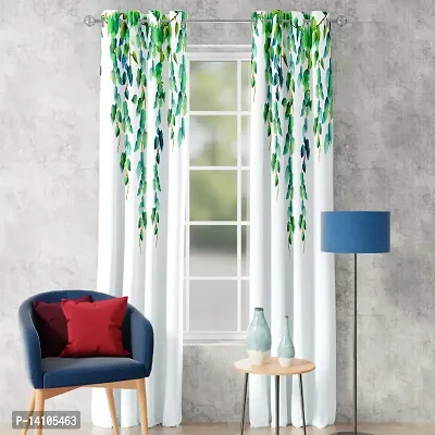 TLF Eyelet Printd Polycotton Curtain for Door-thumb0