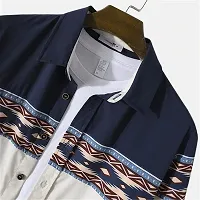 Multicoloured Cotton Printed Casual Shirts For Men-thumb2