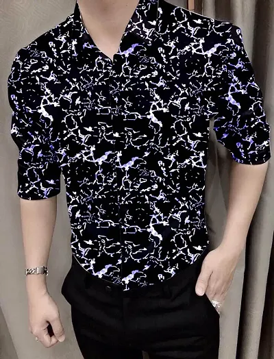 New Launched Cotton Short Sleeves Casual Shirt 