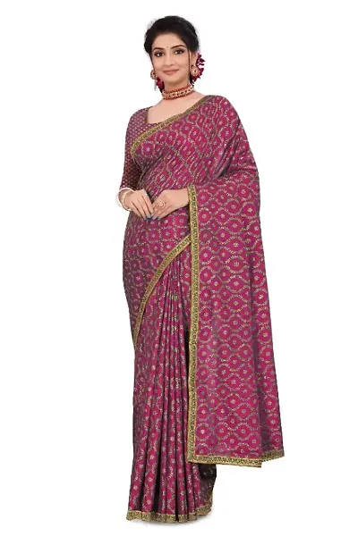 Attractive Cotton Silk Saree with Blouse piece 