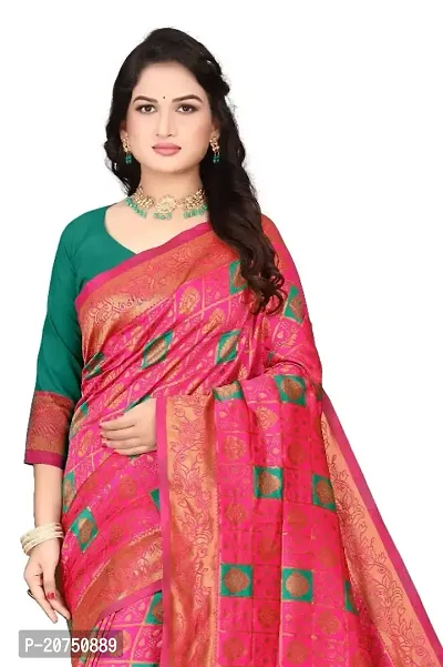 Classic Art Silk Jacquard Saree with Blouse piece