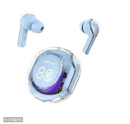 Bluetooth Ultrapods Earbuds with Transparent Charging Case-thumb0