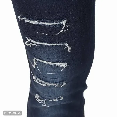 Stylish Grey Denim Mid-Rise Jeans For Men-thumb5