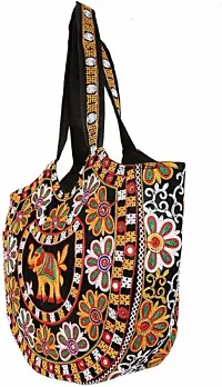 Jaipuri Elephant Embroidered Handbag-thumb2