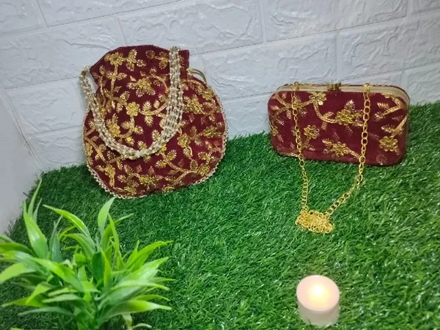 Rajasthani Potli and Clutch