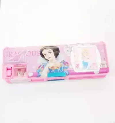 Disney Princess Calculator Box Artistic Art Plastic Pencil Box