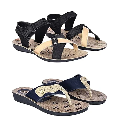Casual Comfot Heel Wedding Party Fashion Chappal For Women's And Girls, Slip On Super Lightweight Chappal  Non-Slippery Chappal For Women