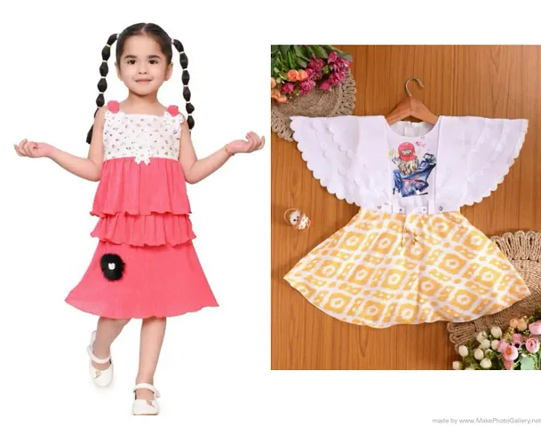 Stylish Dress For Girls Pack Of 2