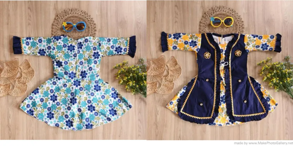 Stylish Dress For Girls Pack Of 2