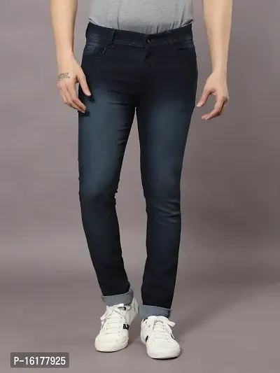 Stylish Cotton  Mid-Rise Jeans For Men